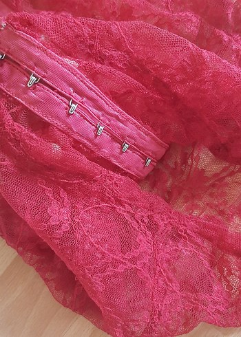 Vintage Retro Gothic Tül Korse Bluz - Görsel 4