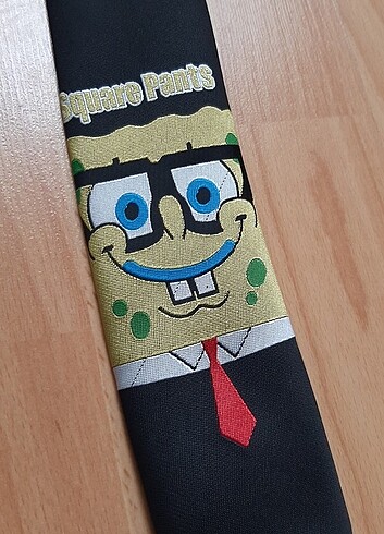 Sponge Bob Kravat - Vintage, Kaliteli  - Görsel 2