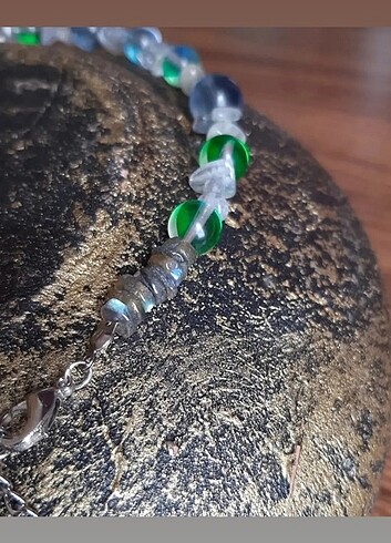 Fairycore Tasarım Doğaltaş Peri Kolye - Görsel 6