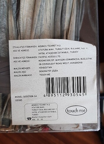 Dekoratif Çiçek Seti - Görsel 4