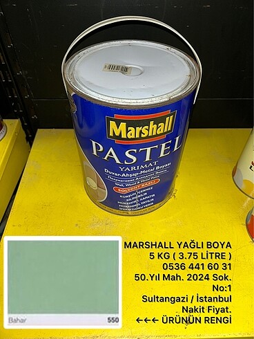 Marshall 5 Kilo Yağlı Boya Bahar