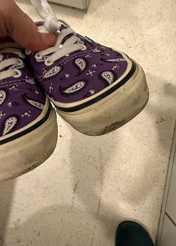 Vans Mor Bağcıklı Kadın Sneakers