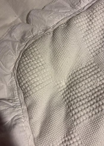 Karaca Home Perios Çift Kişilik Beyaz Nakışlı Yatak Örtüsü - Görsel 6