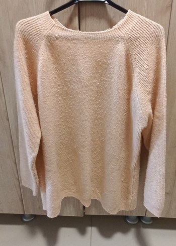 Bej Kadın Basic Triko Kazak - Görsel 2