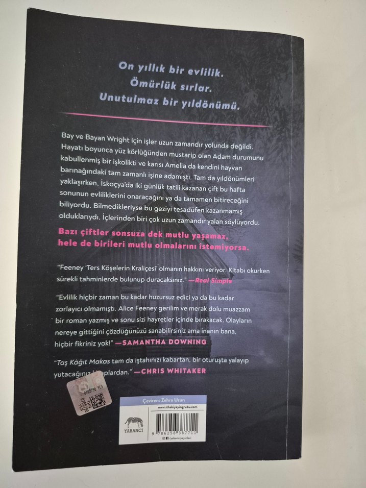 Taş Kağıt Makas - Alice Feeney - Görsel 2