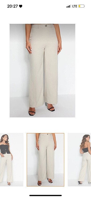 34 Beden Trendyolmilla bol paça pantolon