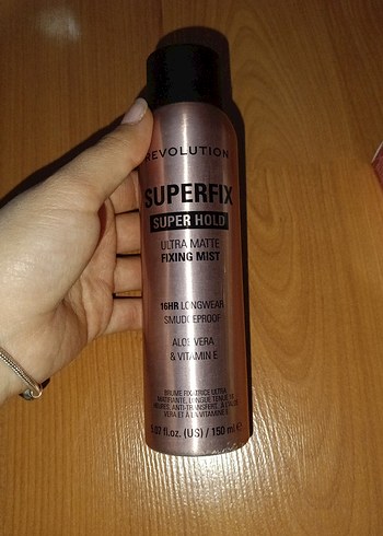 Revolution Superfix Ultra Matte Sabitleyici Sprey - Görsel 3