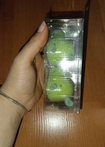 Avokado Şekilli Yeşil Makyaj Süngeri 2'li - Görsel 3