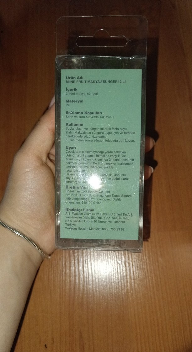 Avokado Şekilli Yeşil Makyaj Süngeri 2'li - Görsel 2