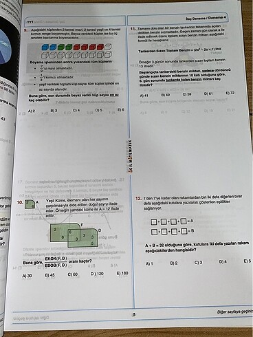  Beden Tyt matematik denemesi Matematiğin ilacı