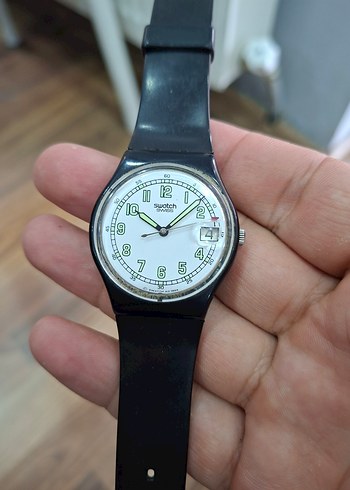 Renkli Kadranlı swatch Vintage Saat - Görsel 4