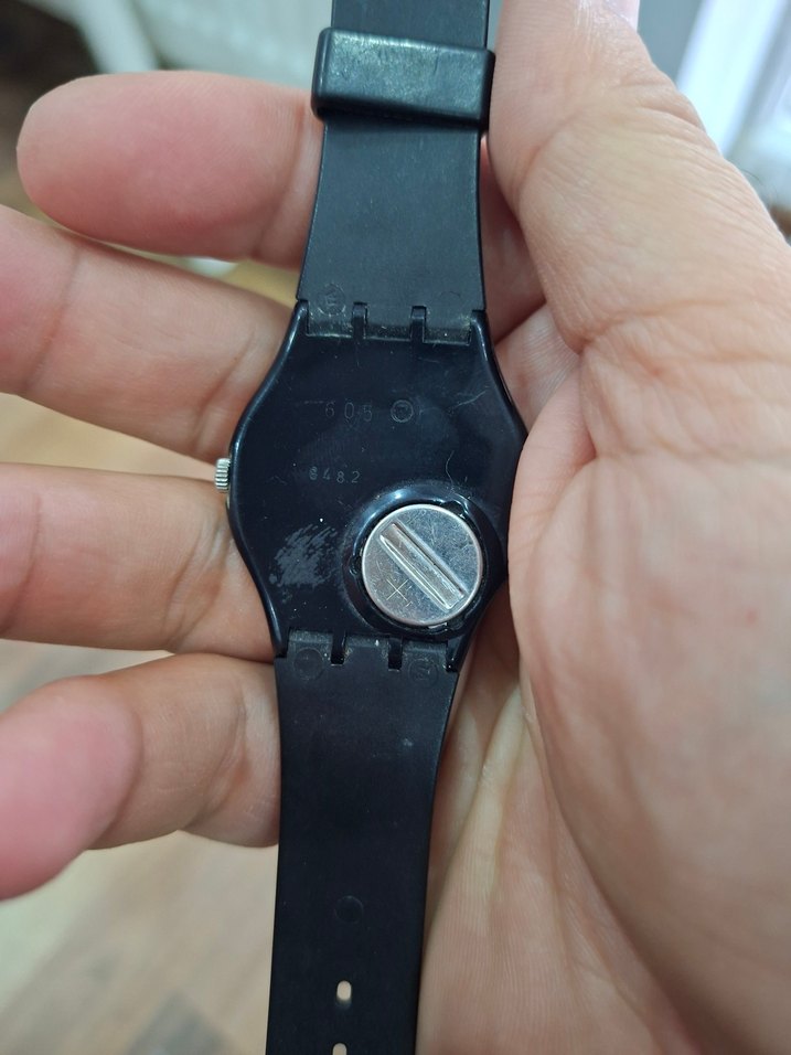 Renkli Kadranlı swatch Vintage Saat - Görsel 3