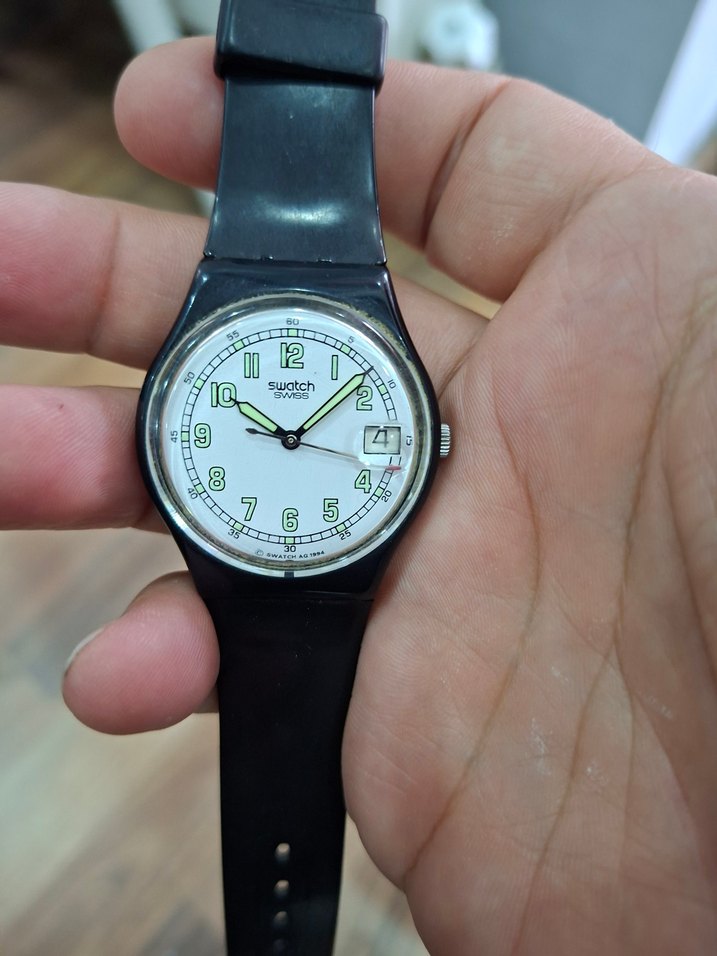 Renkli Kadranlı swatch Vintage Saat - Görsel 2