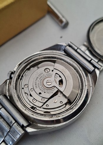 Seiko Vintage Gri-Bej Erkek Kol Saati - Görsel 5