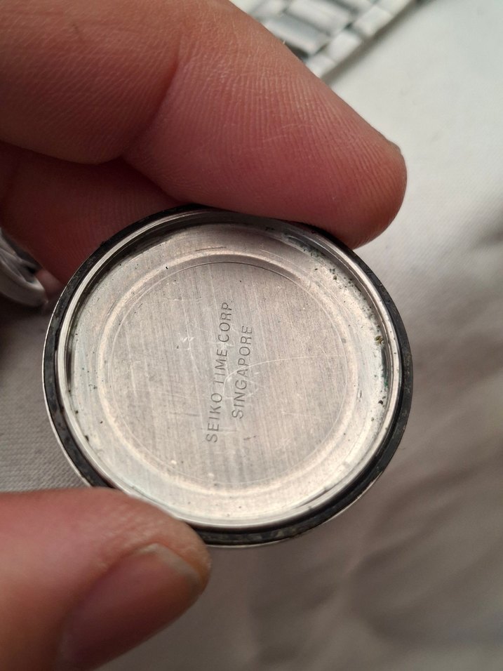 Seiko Vintage Gri-Bej Erkek Kol Saati - Görsel 3