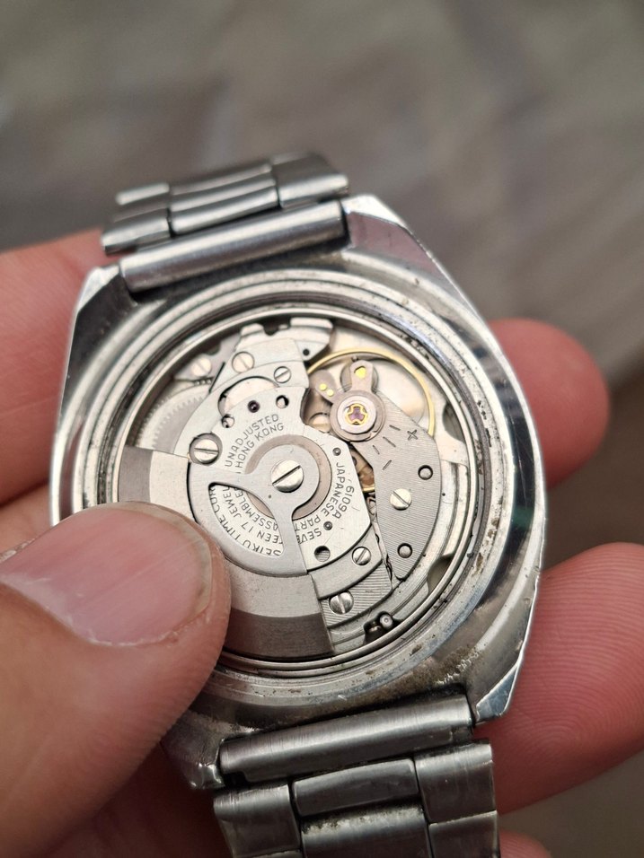 Seiko Vintage Gri-Bej Erkek Kol Saati - Görsel 2