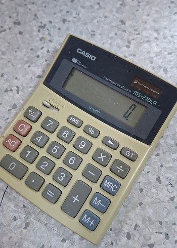 Camel Renkli Casio Hesap Makinesi MS-270LA - Görsel 3