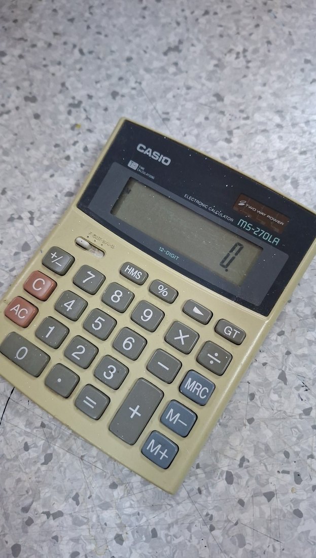 Camel Renkli Casio Hesap Makinesi MS-270LA - Görsel 3