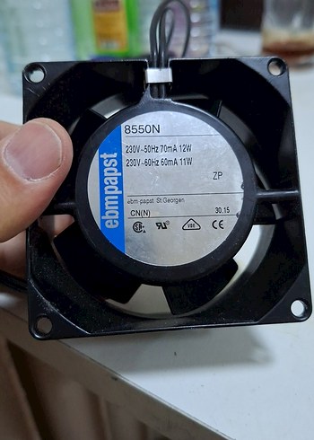 Ebmpapst 8550N Mavi Soğutucu Fan - Görsel 4