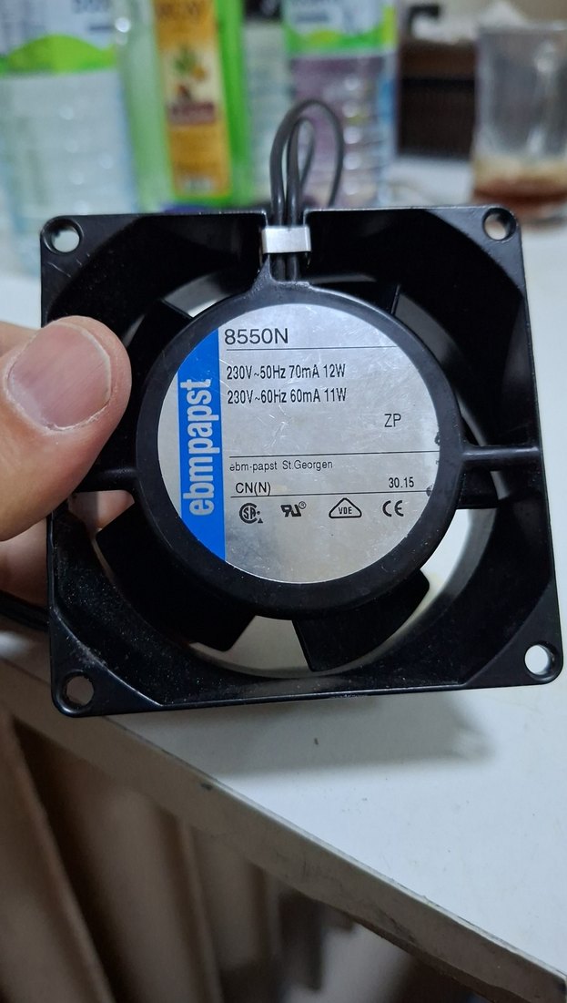 Ebmpapst 8550N Mavi Soğutucu Fan - Görsel 4