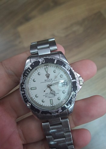 Rolex Erkek Klasik Beyaz Saat - Görsel 4