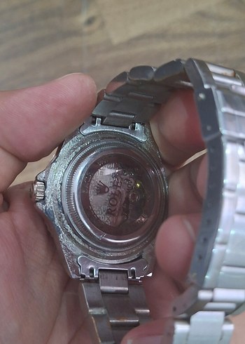 Rolex Erkek Klasik Beyaz Saat - Görsel 5