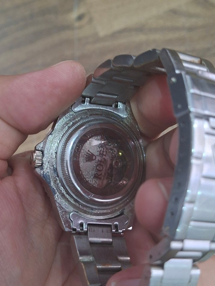 Rolex Erkek Klasik Beyaz Saat - Görsel 5