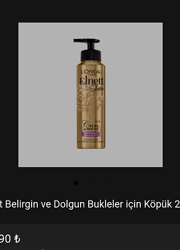 Loreal paris elnett saç köpüğü