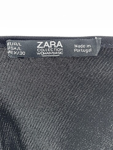 l Beden siyah Renk Zara Bluz %70 İndirimli.