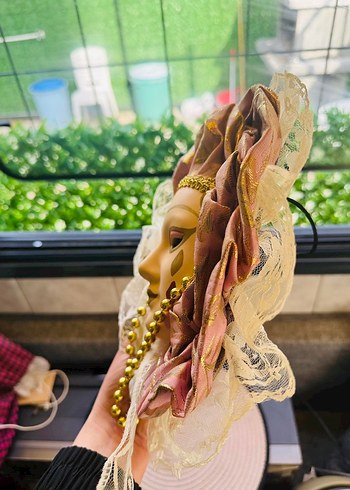 Dantel Detaylı Kadın Maskesi - Görsel 11