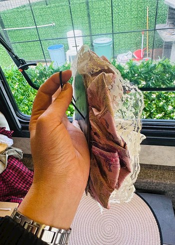 Dantel Detaylı Kadın Maskesi - Görsel 6