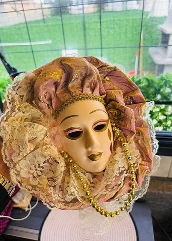 Dantel Detaylı Kadın Maskesi - Görsel 7