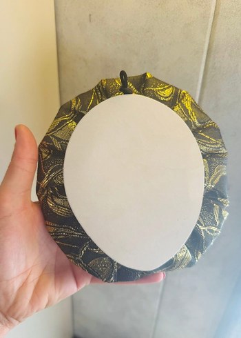 Siyah Altın Detaylı Dekoratif Maske - Görsel 8