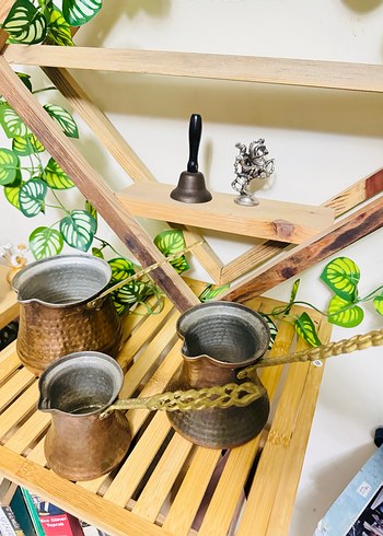 Bakır Cezve Seti - Görsel 2