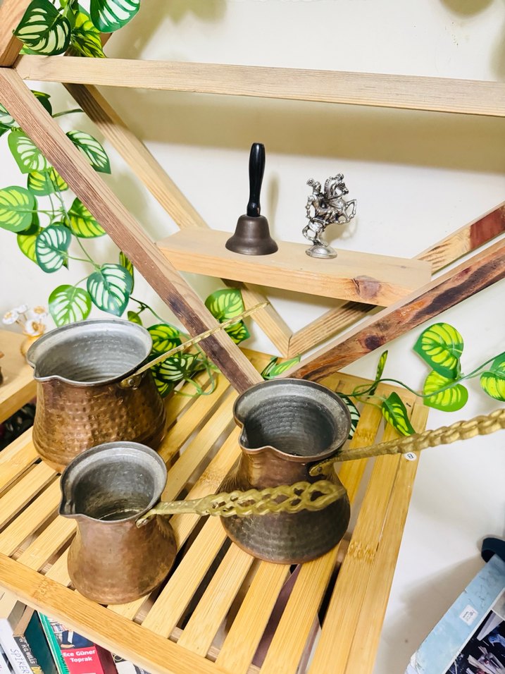 Bakır Cezve Seti - Görsel 2