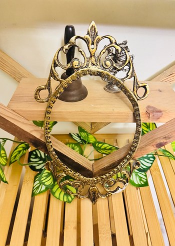 Parlak Altın Renk Oval Dekoratif Çerçeve - Görsel 3