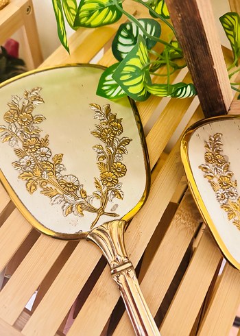 Parlak Altın Makyaj Fırçası Seti - Görsel 2