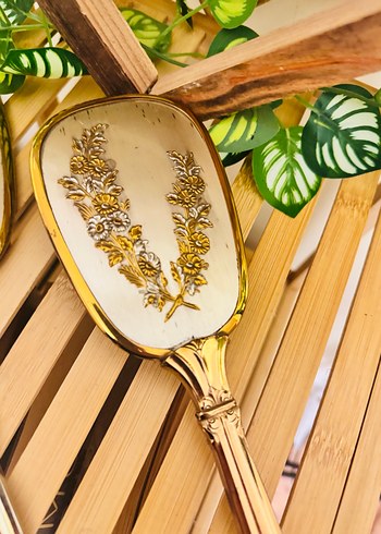 Parlak Altın Makyaj Fırçası Seti - Görsel 3