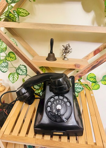 Siyah Retro Döner Telefon - Görsel 4