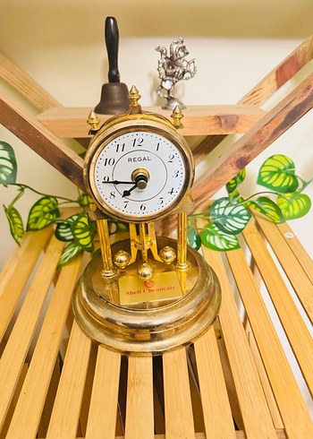Altın Renkli Regal Masa Saati - Görsel 6