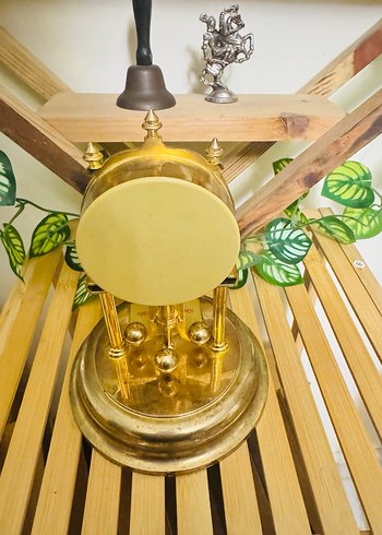 Altın Renkli Regal Masa Saati - Görsel 5