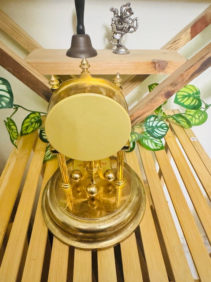 Altın Renkli Regal Masa Saati - Görsel 5