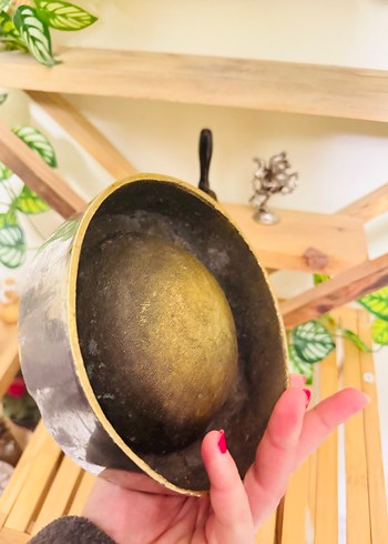 Parlak Altın Renkli Metal Küllük - Görsel 5