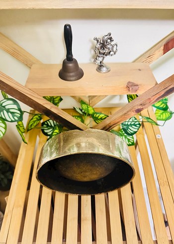 Parlak Altın Renkli Metal Küllük - Görsel 7