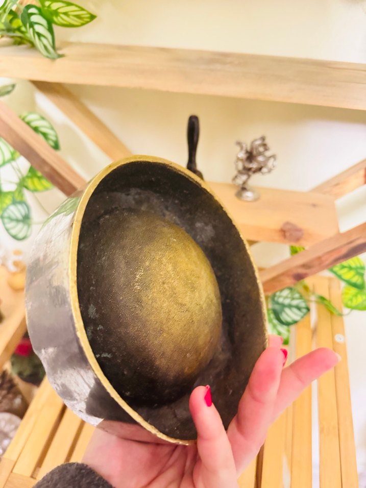 Parlak Altın Renkli Metal Küllük - Görsel 5