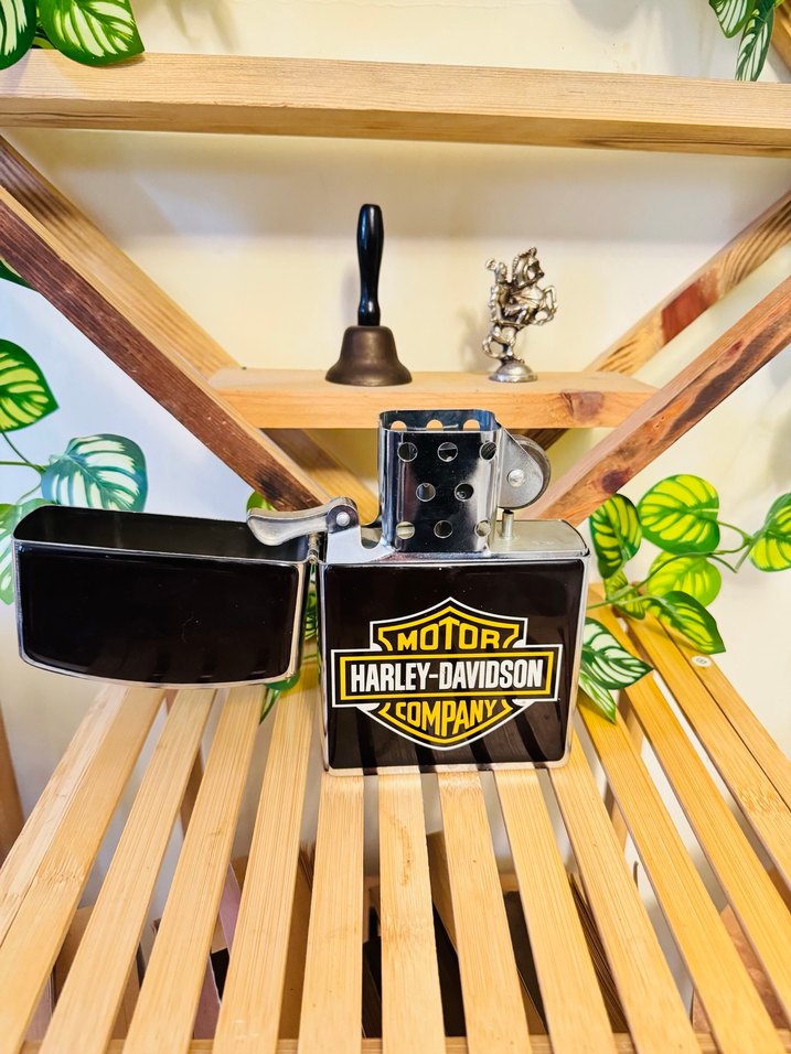 Harley-Davidson Siyah Parlak Çakmak - Görsel 3