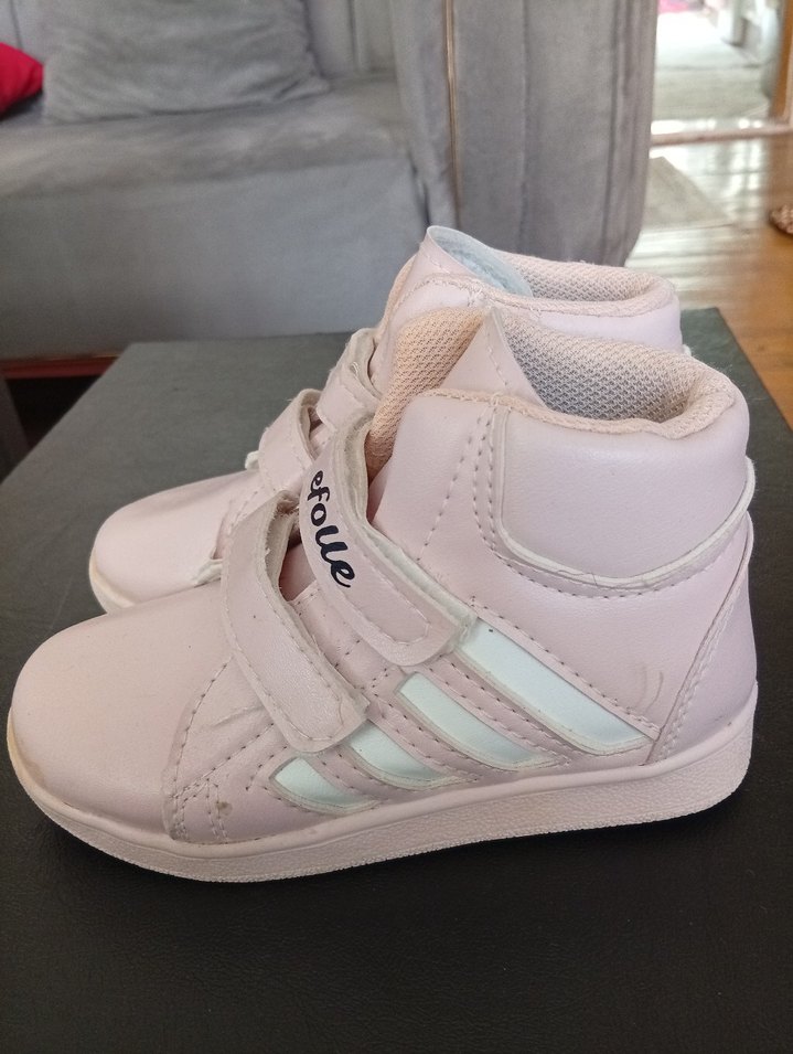 Kız Çocuk Pembe Cırt Cırtlı Spor Ayakkabı - Görsel 2