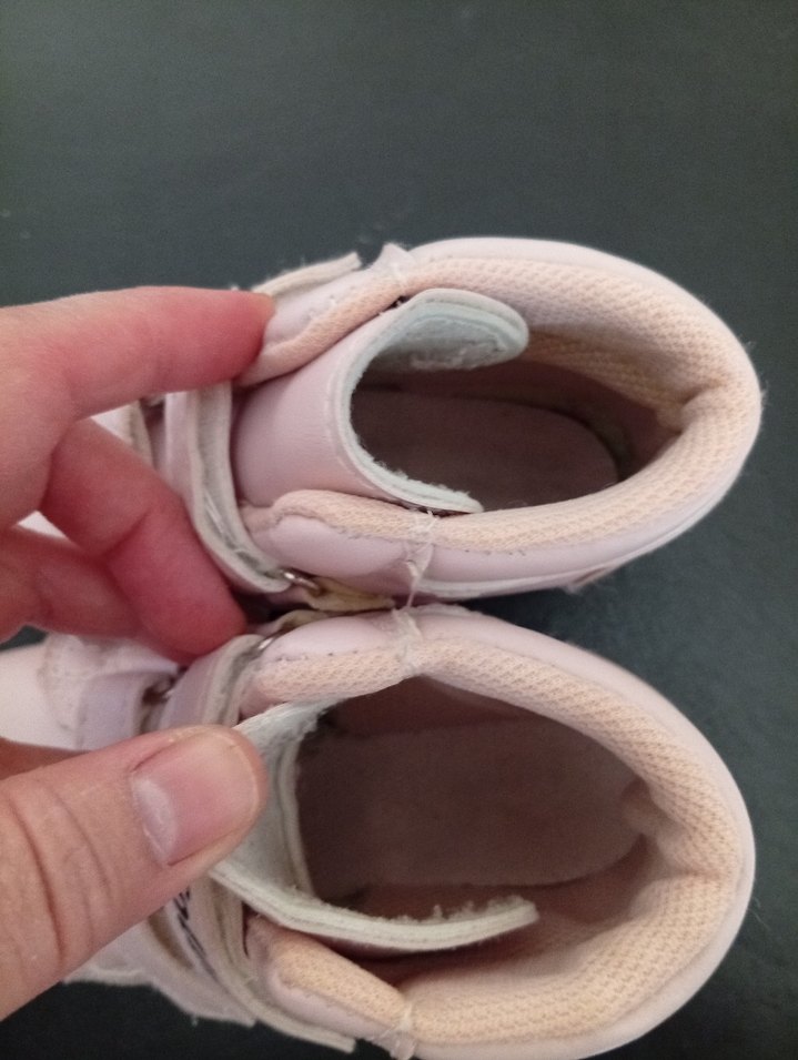 Kız Çocuk Pembe Cırt Cırtlı Spor Ayakkabı - Görsel 3