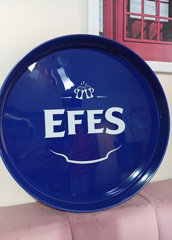 Parlak Mavi Efes Tepsi - Görsel 2