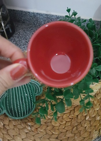 Beden comlekten Fincan ve Tabak Seti